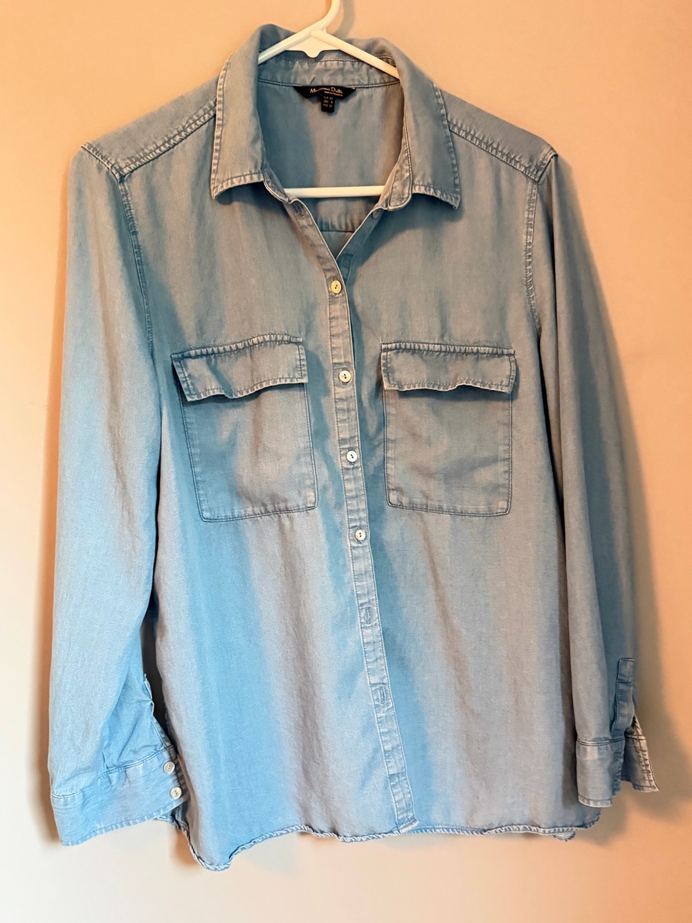 Massimo Dutti Chambray Button Up